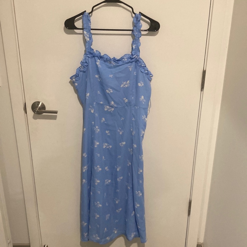 Blue maxi dress